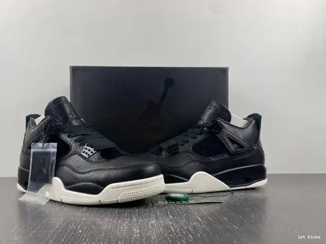 Black Jordan 4 Retro Hair 819139-010 Pony 0616